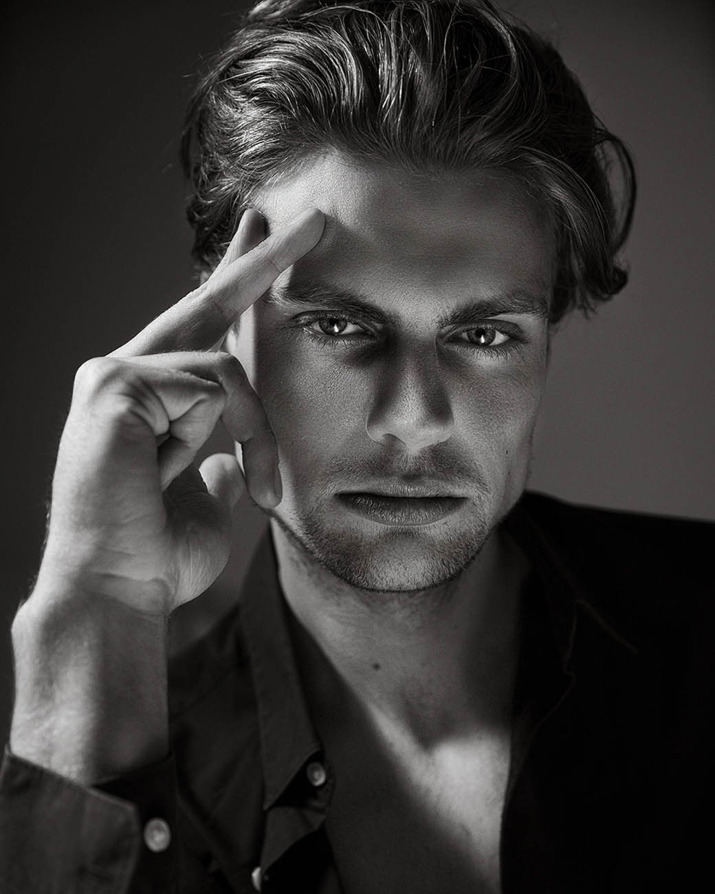 Portraits Photographs of Maximilian Weiss, made in Steinhagen, Germany, Outdoor On Location Shooting