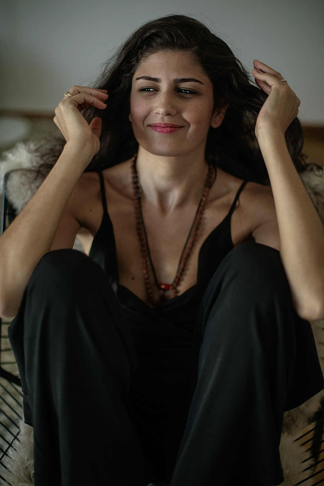 Portraits Photography Female Artist studio Portrait of Khadiga YOGA